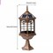 Solar LED Post Light Lamp Yard Driveway Fence Outdoor Pillar Light Garden Lamp